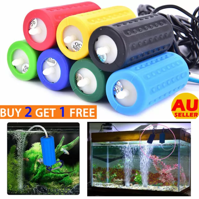 COLOURFUL® - Aquarium Silent Air Pump  Mini Aerator/Oxygen Pump for Aquarium  Fish Tank or