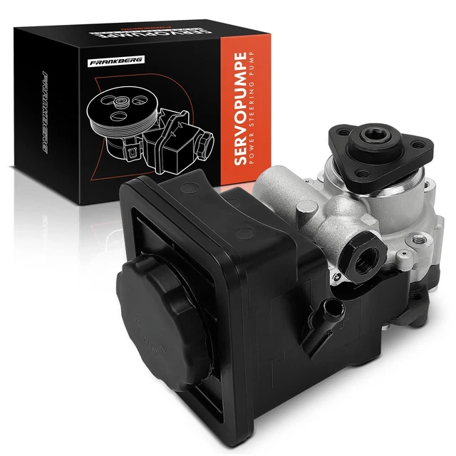 Frankberg Power Steering Pump Compatible With 5 Series E60 E61 525 530 535 2.5L 3.0L 2002-2010 6 Series E63 635 3.0L 2007-2010 6 Series E64 3.0L 2007-2010 Diesel Replace# 32414037949