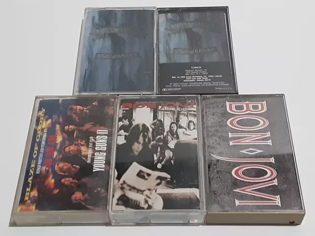 Vintage Bon Jovi Cassette Lot