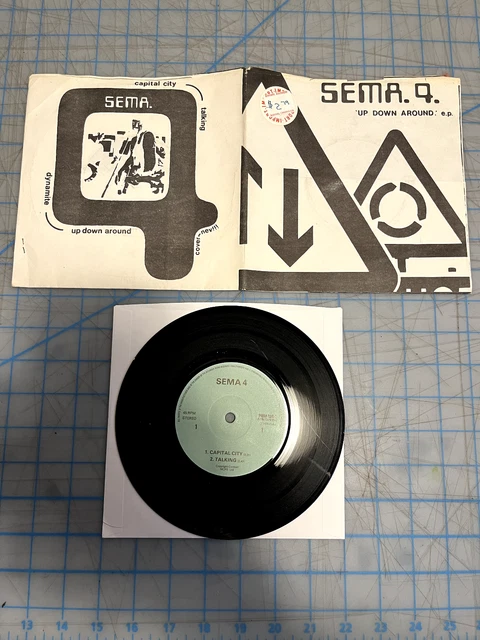 Sema. 4. Up Down Around EP punk synth kbd uk 1979 pollen records edition of 1000