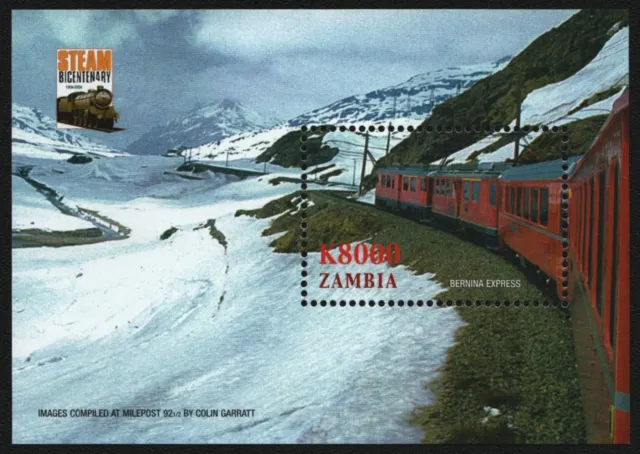 Sambia 2005 - Mi-Nr. Block 119 ** - MNH - Eisenbahn / Trains