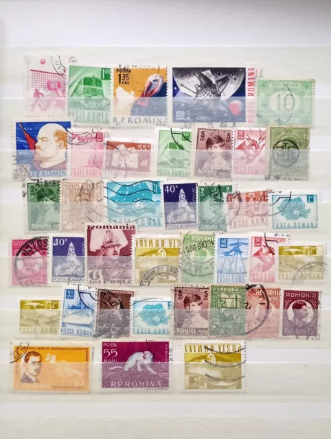 Briefmarken Rumanien Gestempelt Lot