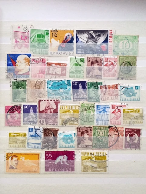 Briefmarken Rumanien Gestempelt Lot
