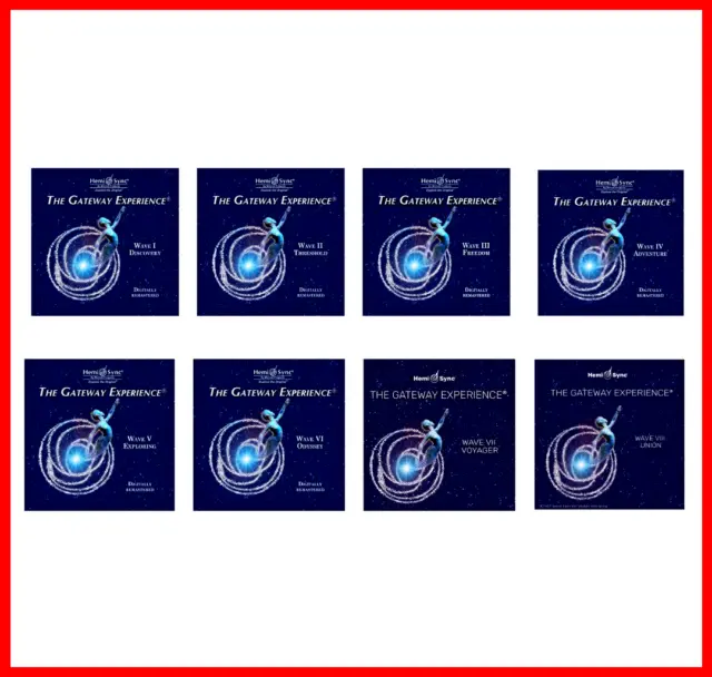 Hemi-Sync HemiSync GATEWAY EXPERIENCE Waves I-VIII (1-8) 25 CDs Monroe Institute
