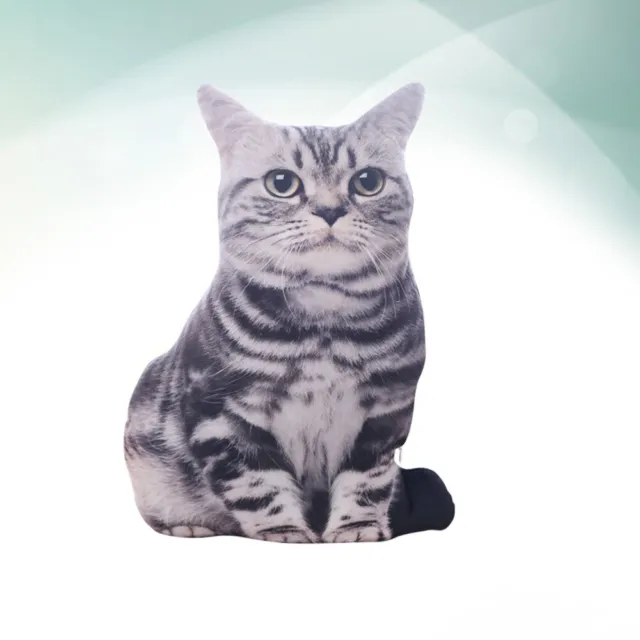 1 pz cuscino stereo 3D gatto simulato peluche giocattolo cuscino giocattolo imbottito (Tigre