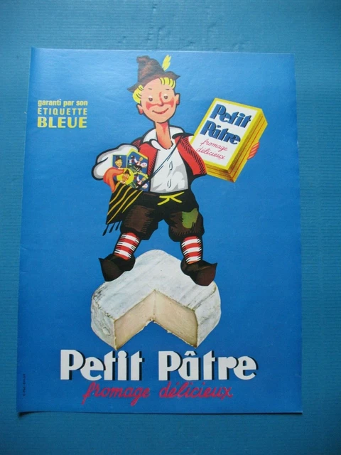 Publicite De Presse Petit Patre Fromage Illustration Bolar Ad 1965