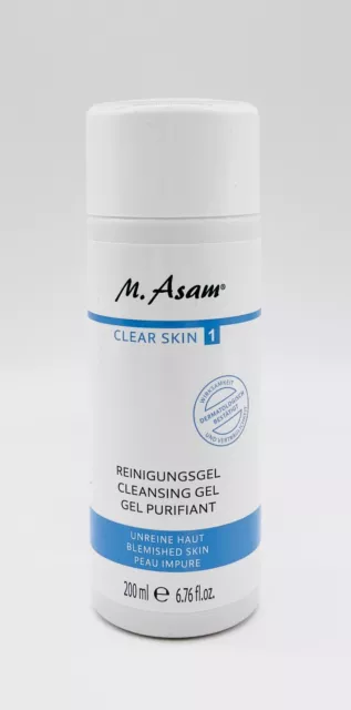 M.Asam Clear Skin Cleansing Gel, Reinigungsgel, 200ml