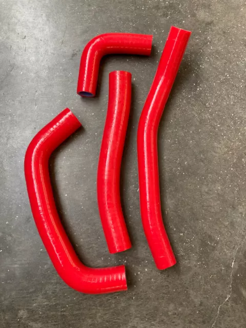 Hoses Radiator Honda CRF450R 17 18 19 20 Red Silicone Hose Radiator Set