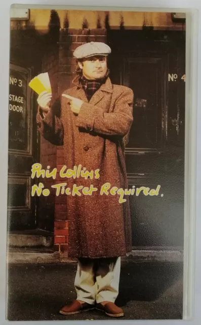 Phil Collins No Ticket Required VHS