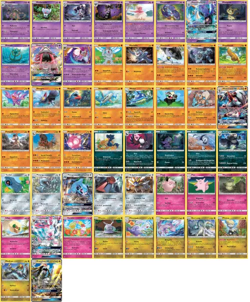 Pokemon Sonne und Mond - Stunde der Wächter 51-100 Einzelkarten - zum aussuchen