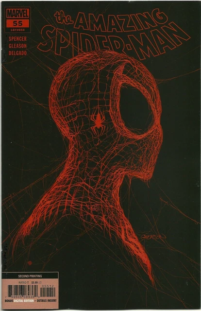 Marvel Comics The Amazing Spider-Man #55! Gleason 2Nd Print Variant Cover! Nm!