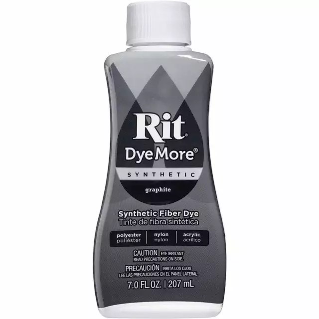 Rit Dye More Synthetic 7oz - Graphite