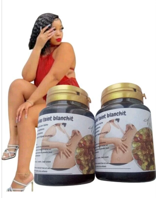 Glules claircissantes Au Glutathione - Bote De 200 Glules, Avec  Vitamines, Pour Peau Mature