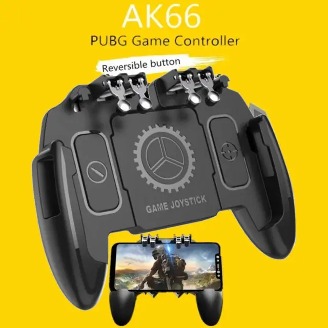 Android PUBG Mobile Phone Gamepad Game Controller Joystick+Cooling Fan~