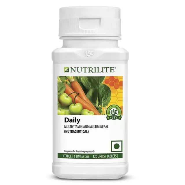 Amway Nutrilite Daily 120 Tabs Multivitamin und Multimineral für Immunität...