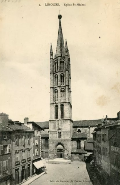 *14046 cpa Limoges - Eglise St Michel