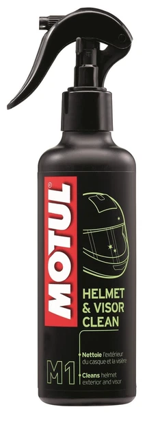 MOTUL Mc Cura ™ M1 Casco & Visiera Pulizia Visorclean 250ml Bottiglia a Spruzzo