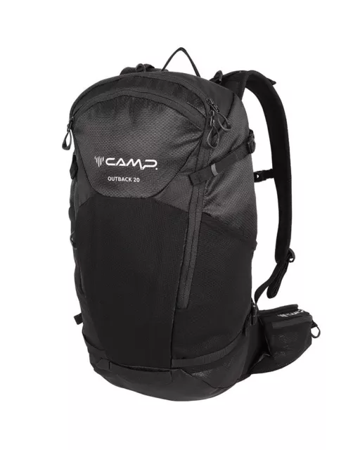 Camp Outback 20 Sac à Dos Trail Running / Randonnée Hydrique Compatible, Noir