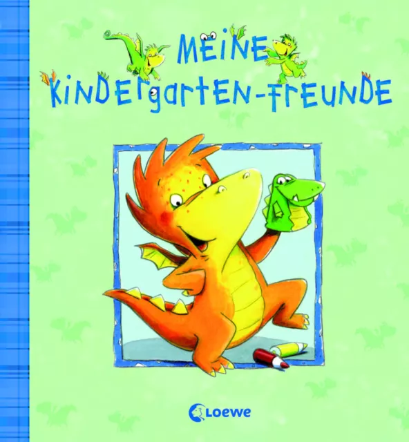 Freundebuch "Meine Kindergarten - Freunde" (Drache / blau) Eintragebuch