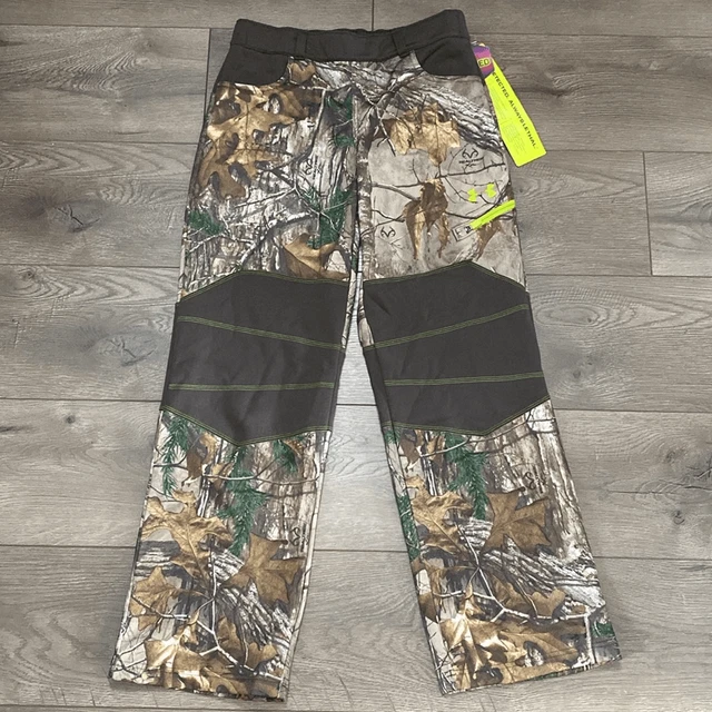 Under Armour Cold Gear Infared Camo Hunting Pants Size Youth Large