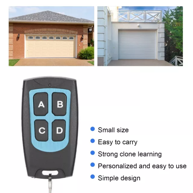 Universal Garage Door Remote Control 4 Channel Cloning Gate Duplicator Remot Hot