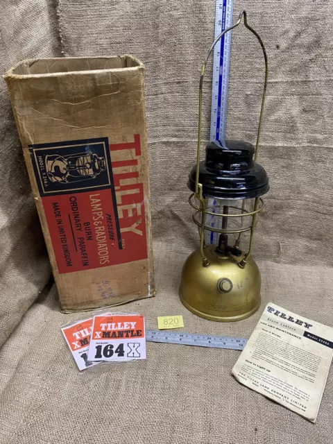 Vintage Original Tilley Lamp X246A In Original Box With Instructions (1963)