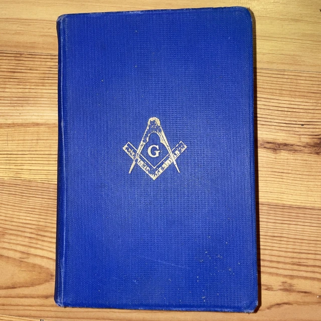 MASONIC EDITION VTG Holy Bible King James Version 1940 Illustrated