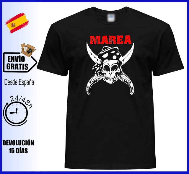 Camiseta Marea Grupo Banda Rock Urbano Hombre Manga Corta