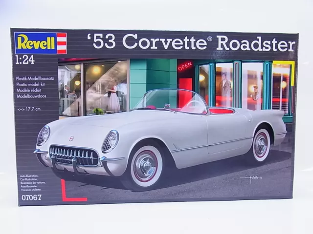 54626 Sonderpreis: Revell 07067 '53 Corvette Roadster Cab. 1:24 Bausatz NEU OVP