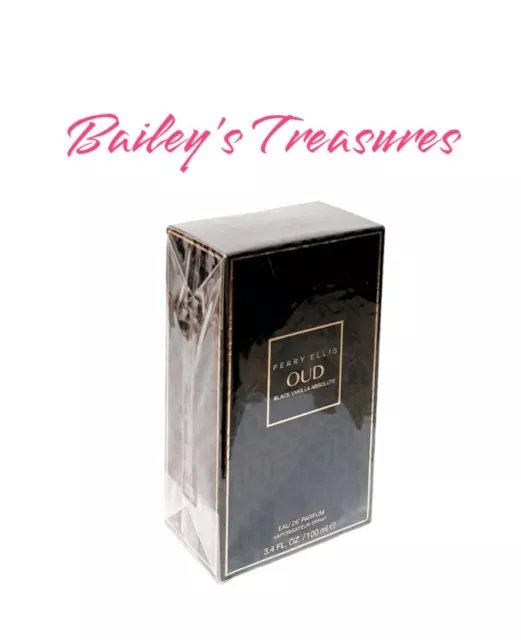 PERRY ELLIS OUD Black Vanilla Absolute 3.4 oz Eau de Parfum Spray