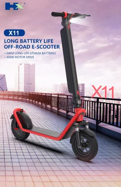 Kixin X11 Elektroroller 450w Klapprad Federung Aluminium Legierung Ebike 2