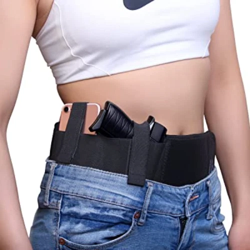 TACTICAL BELLY BAND Holster Concealed Carry Pistol IWB/OWB with