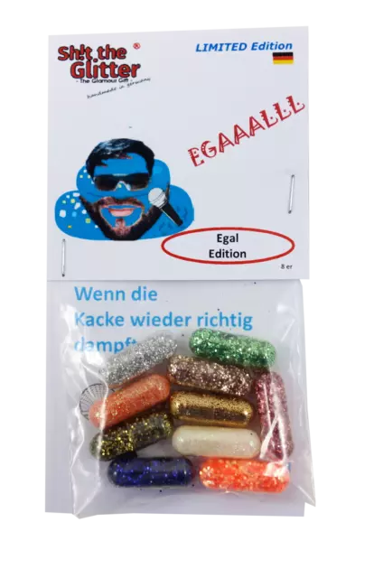 Shit The Glitter - EGAL/Geschenk/Fun Gadget/Joke Item /Weihnachten / Santa