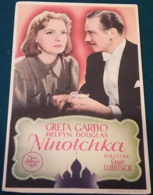 Ninotchka (1934)  Garbo Melvin Douglas  Original  Movie Poster Spanish Herald