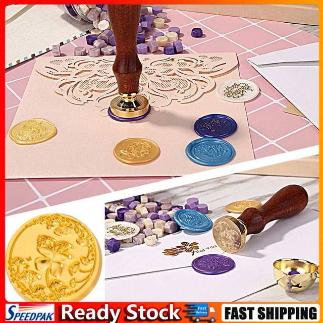 Special-shaped Fire Paint Head Retro 3D Relief Stamps Head for Wedding Card (K)