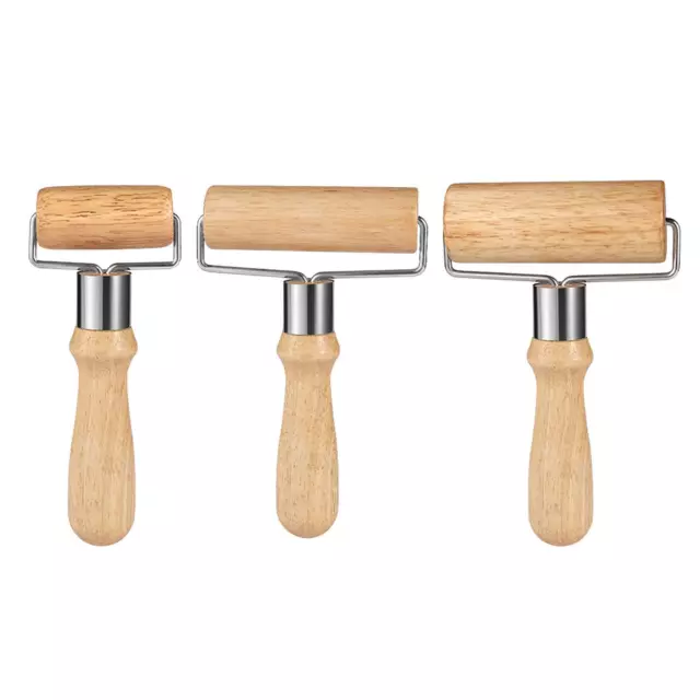 Wooden Dough Roller Pastry Roller T Shape Small Rolling Pin Kitchen Utensil for