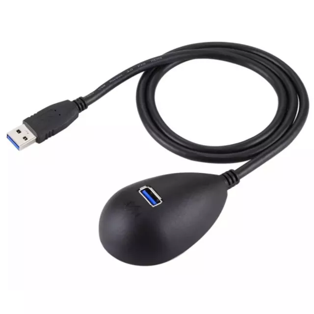 USB 3.0 Desktop Extension Cable 0.8m USB 2.0 Dock Extender Cord Male to Female