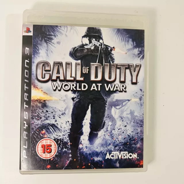 Call of Duty: World at War (Sony PlayStation 3, 2008)-Complete In Box Very Good