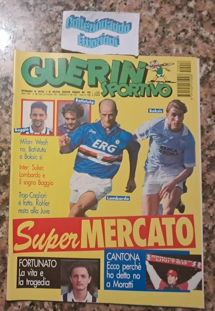 Revue Guerin Sportivo 41-1997 – Inzaghi, Del Piero, Baggio, Di Canio – Vintage