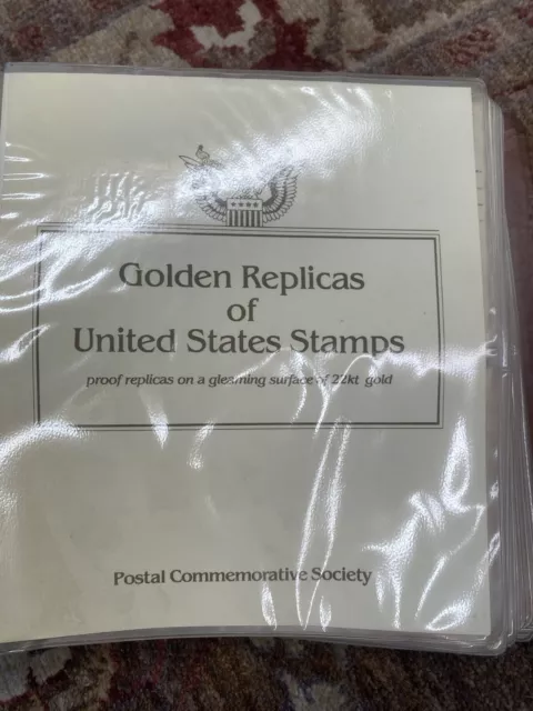 Golden Replicas of United States Stamps 22k 2