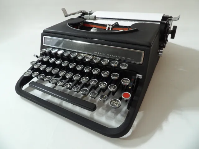 Olivetti Studio 42 Typewriter Vintage Rare with original case.
