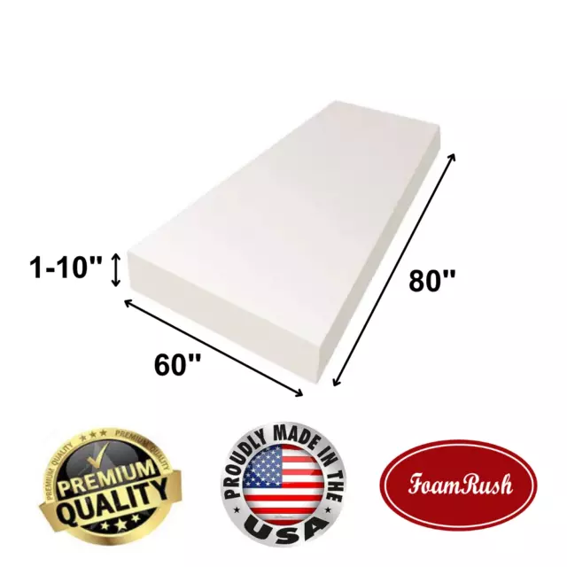 FoamRush 23 x 26 High Density Upholstery Foam Cushion (Made in USA)