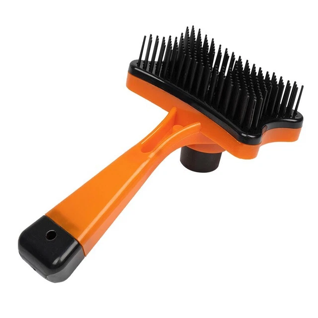 Self Cleaning Dog Cat Slicker Brush Grooming Undercoat Comb Shedding Tool Hair 2
