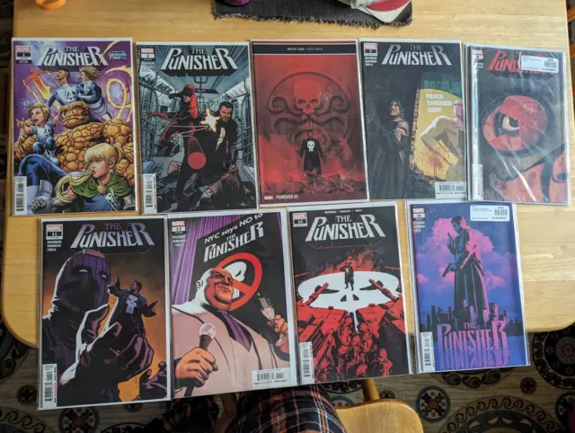 The Punisher Vol 12 2018 comic Lot Annual! 1-16 compete series, run of 17