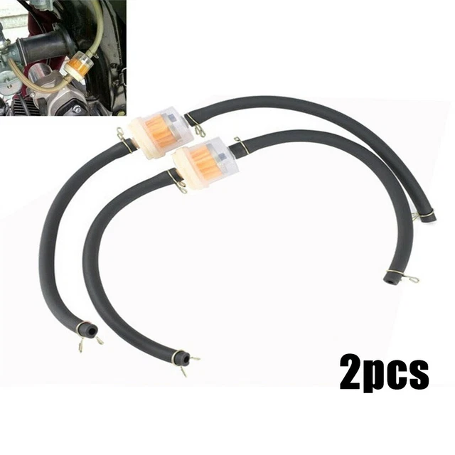 Filtre à Carburant Universel Keenso Pour Moto - 6mm Avec Tuyaux Et Clips - Mini Moto 49-160cc