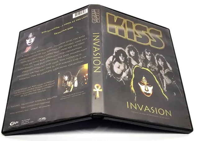 KISS Invasion DVD 2010 Vinnie Vincent First Edition