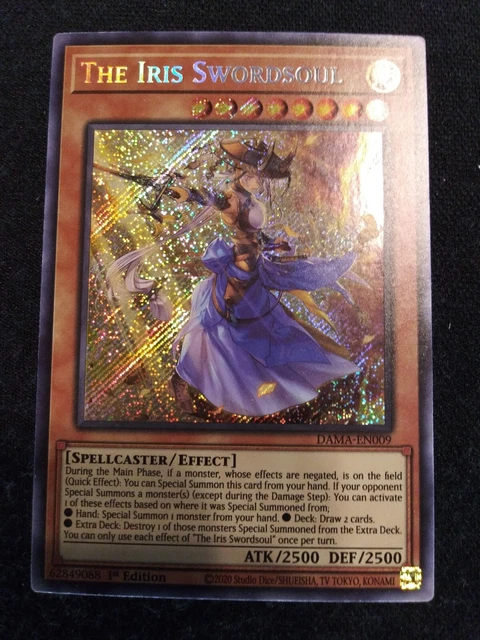Yu-Gi-Oh! TCG The Iris Swordsoul Dawn of Majesty DAMA-EN009 1st Edition...