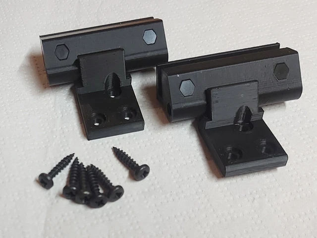 2x Cerniere Per Coperchio Giradischi &ndash; Compatibili Yamaha, Sony, Siemens RW777, Mitsubishi DP-5