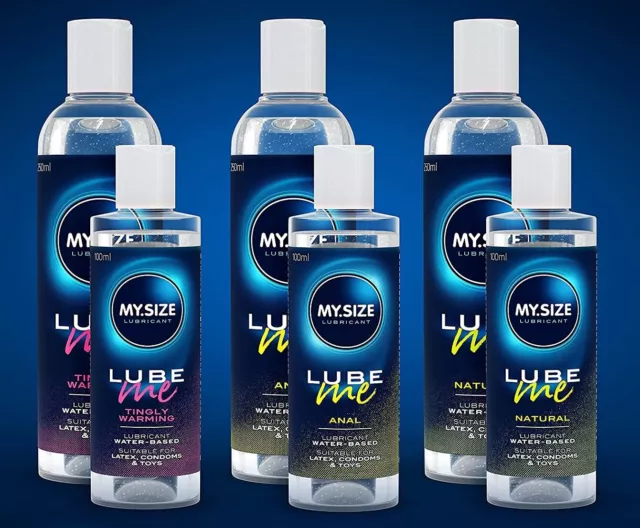 MY.SIZE Lube Me Premium Gleitgel auf Wasserbasis Anal, Natural, Warming 250 ml