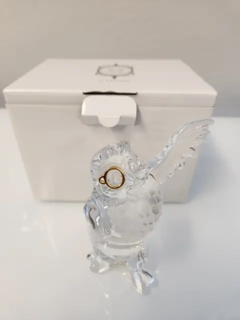 Disney Lenox Crystal Glass Winnie the Pooh OWL Figurine